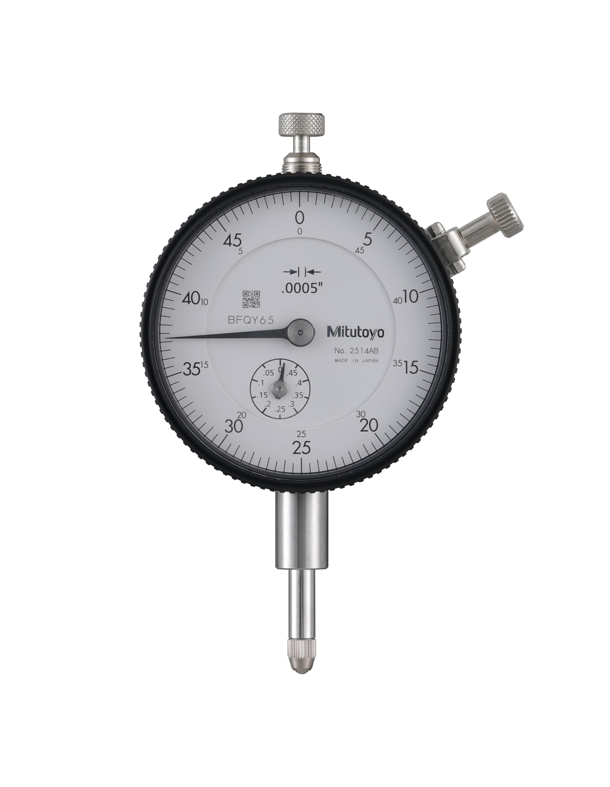 Indicador de dial DG Mitutoyo 2514AB con graduación de .0005 para control exacto 2