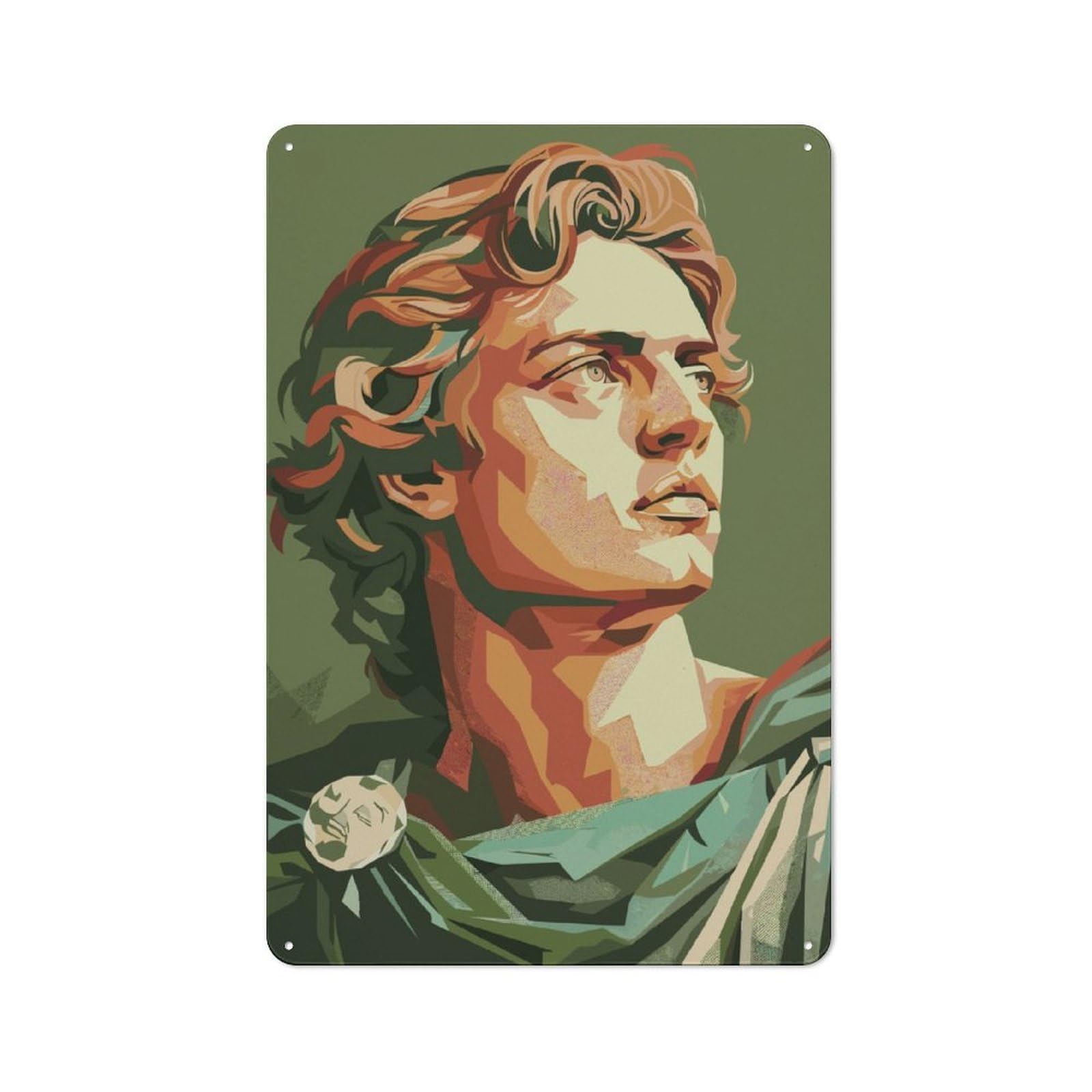Junmoney Alexander The Great Vintage Tin Sign 30X20cm With For Dining Room Or Kitchen, For Vintage Wall Decor Fans, For Metal Sign Collectors