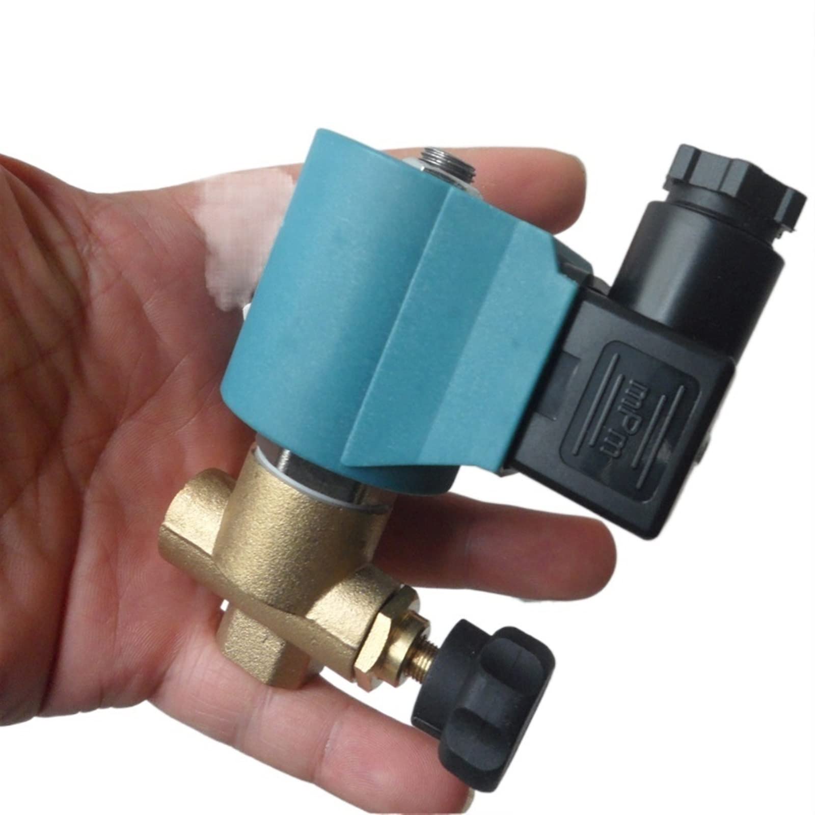 1/4quot; AC110/220V normalnie zamknięty mosiężny zawór elektromagnetyczny parowy o wysokiej temperaturze regulowany kocioł do prasowania 1 szt. (AC220V)