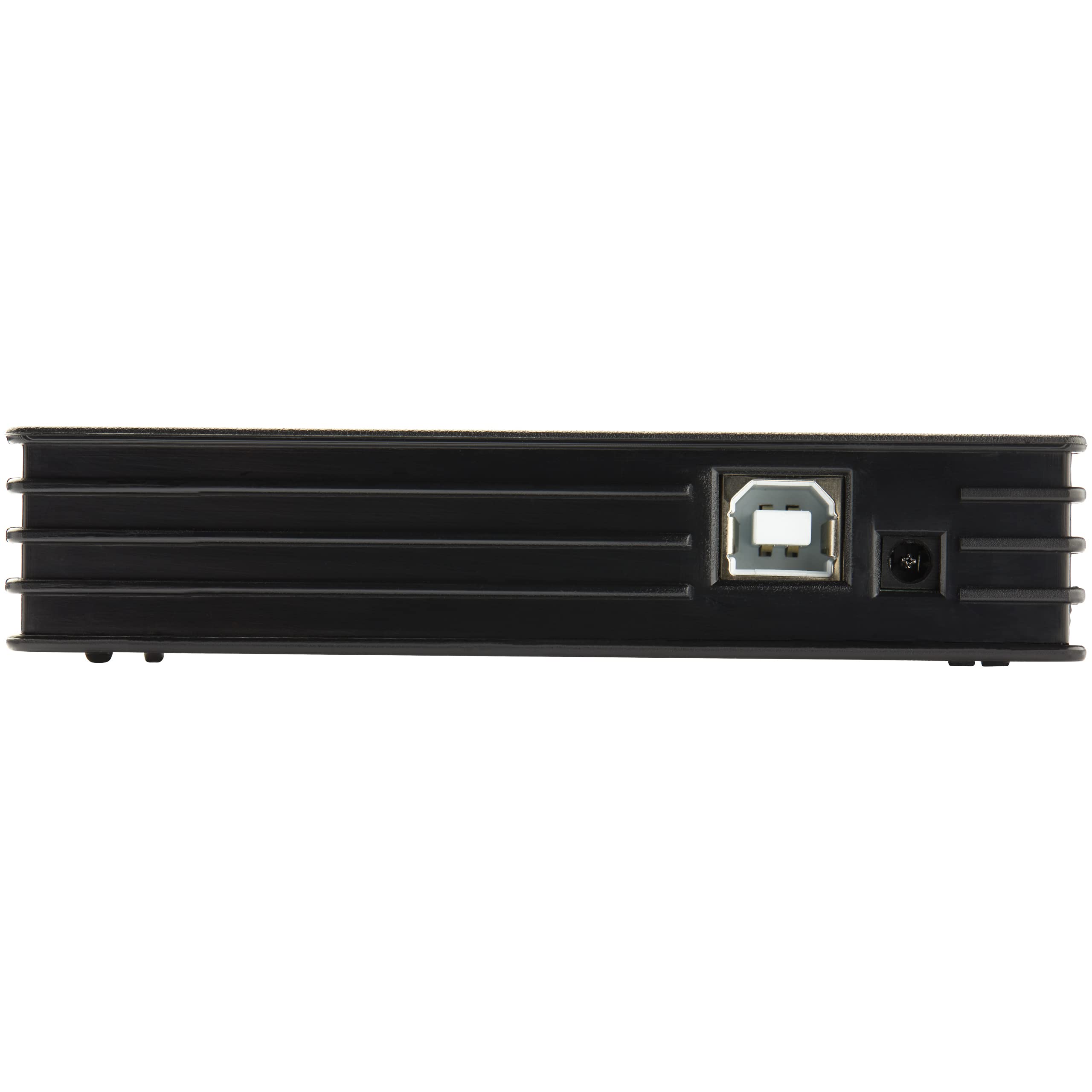 StarTech Hub USB 2.0 a 4 Porte con Alimentatore, Nero (ST4202USBGB)