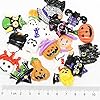 Chenkou Craft Random 20pcs Mix Lots Resin Flatback Flat Back Halloween Craft Embellishment Wizard Pumpkin Lantern Ghost Spider Skull Castle+Clear Box (20) #2