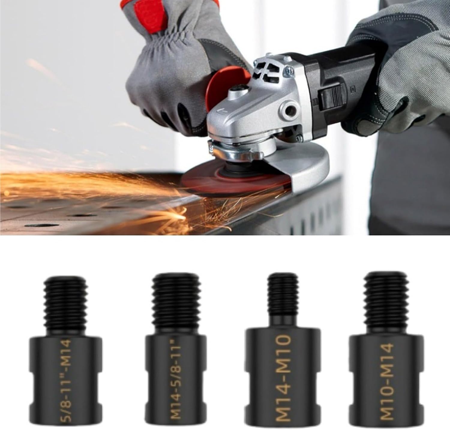 Grinders Adapter M14 Male to 5/8-11 Female Thread Converter Power Tool Thread Adapter