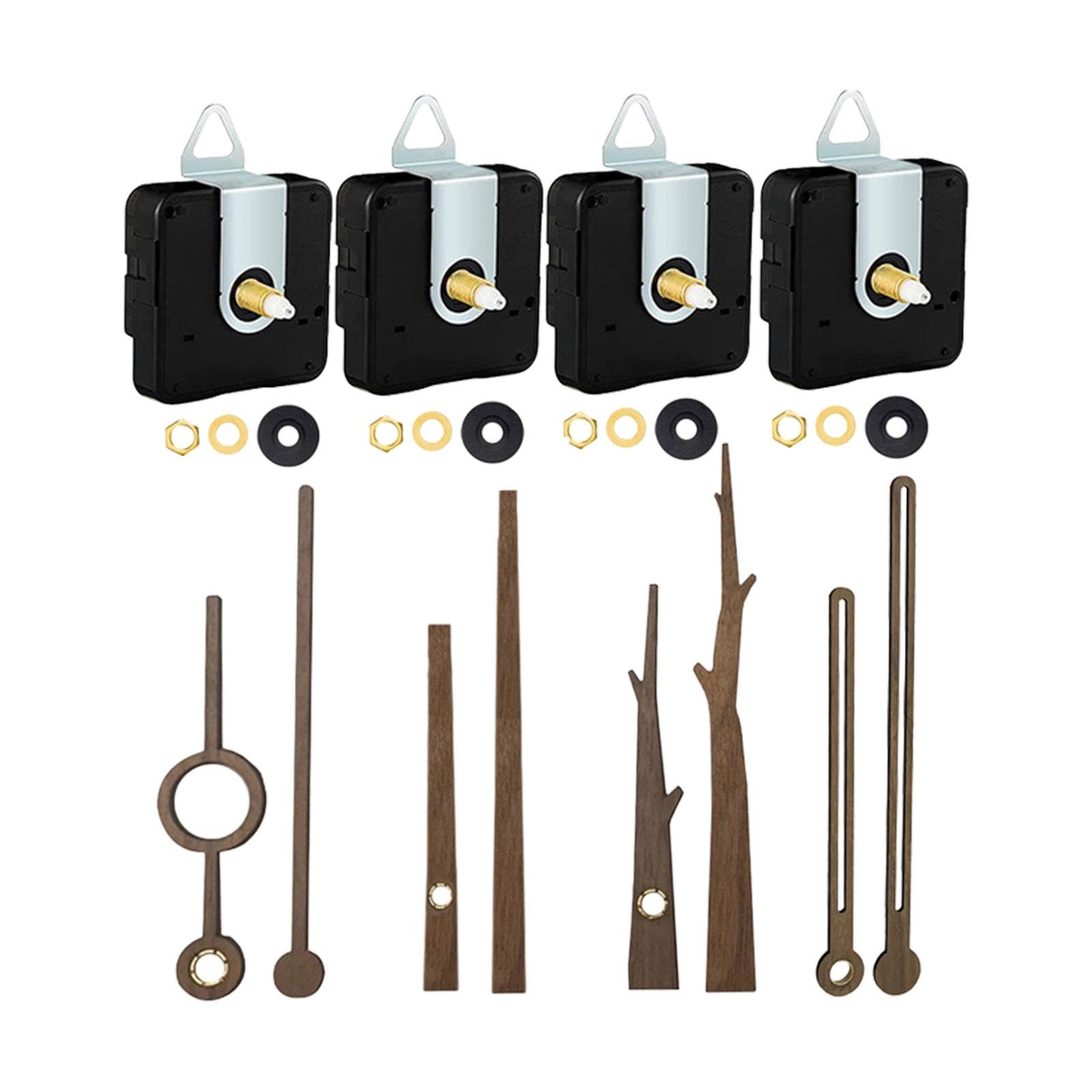 CALANDIS Wall Clock Movement Mechanism Non Ticking Wood Silent Sweep Clock Motor Set Walnut Straight Line | Replacement Parts & Tools | Clocks-image-45
