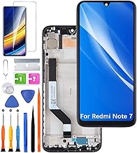 Screen for Xiaomi Redmi Note 7 / Note 7 Pro LCD Screen Replacement M1901F7G M1901F7H Assembly Repair Kit (Black with Frame)