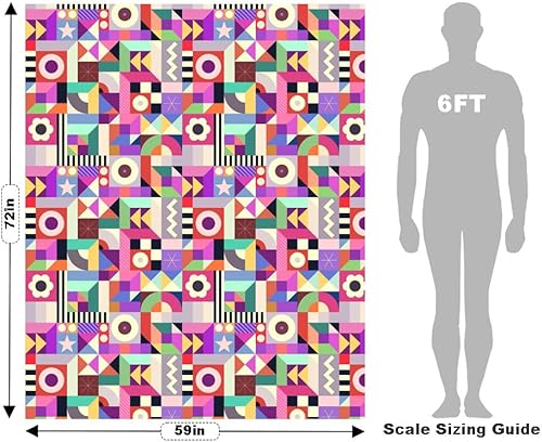 Miniatura 3 de Rwraps - Rollo de película de vinilo brillante con mosaico multicolor, 59 pulgadas x 1 pie con tarjeta de aplicación de vinilo para vehículo