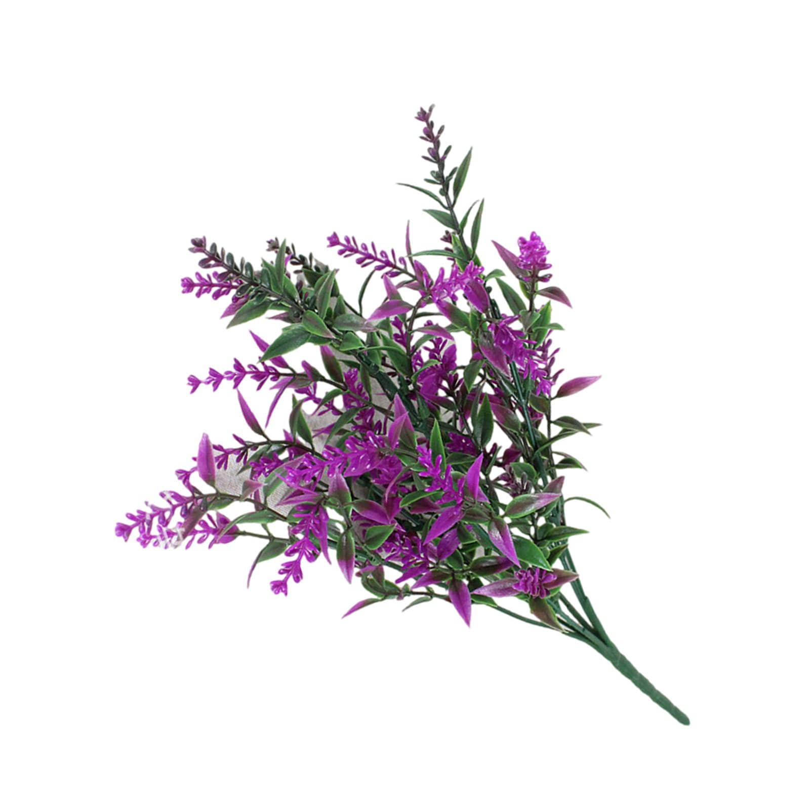PANGBOER Imitation Lavender Wheat Decorative Flowers Faux Flower for Sophisticated Home Styling and Memorable Celebration Artificial Lavender Bouquets