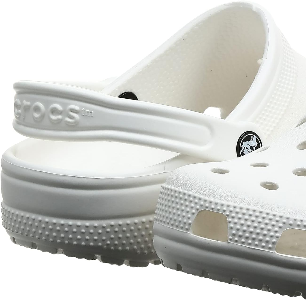 Crocs Unisex-Adult Classic Clogs 9 Women/7 Men White