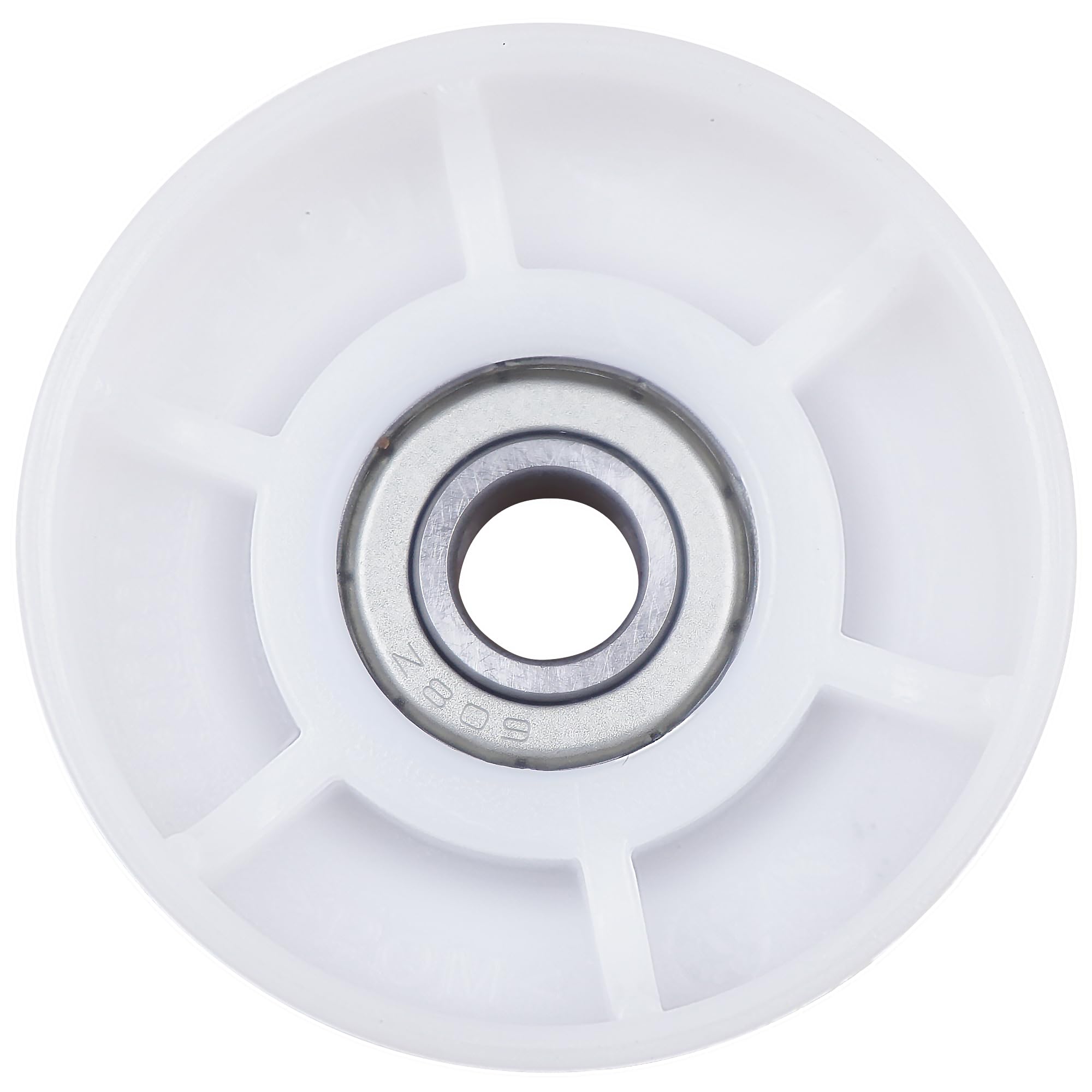 VIOKS Rolka napinająca, pasek klinowy, pasek wielorowkowy 45 mm Ø zamiennik do Bosch Siеmens 00632045 632045 rolka z tworzywa sztucznego - napinacz paska z łożyskiem kulkowym do suszarek ekstra klasa