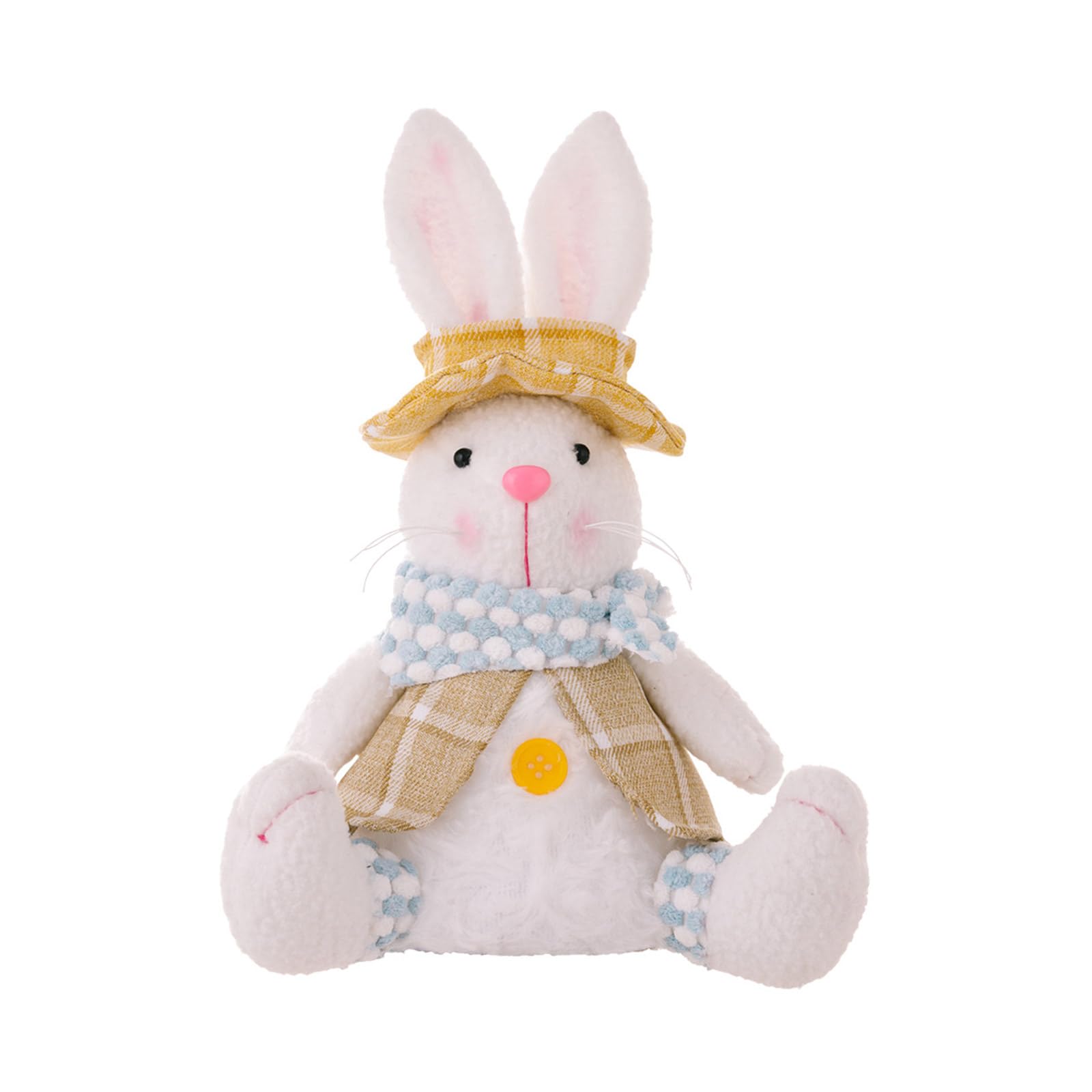 Tsophreniq with LED Light Stuffed Plush Toy Desktops Ornaments Easter Decorations Home Garden Wedding Easter Doll