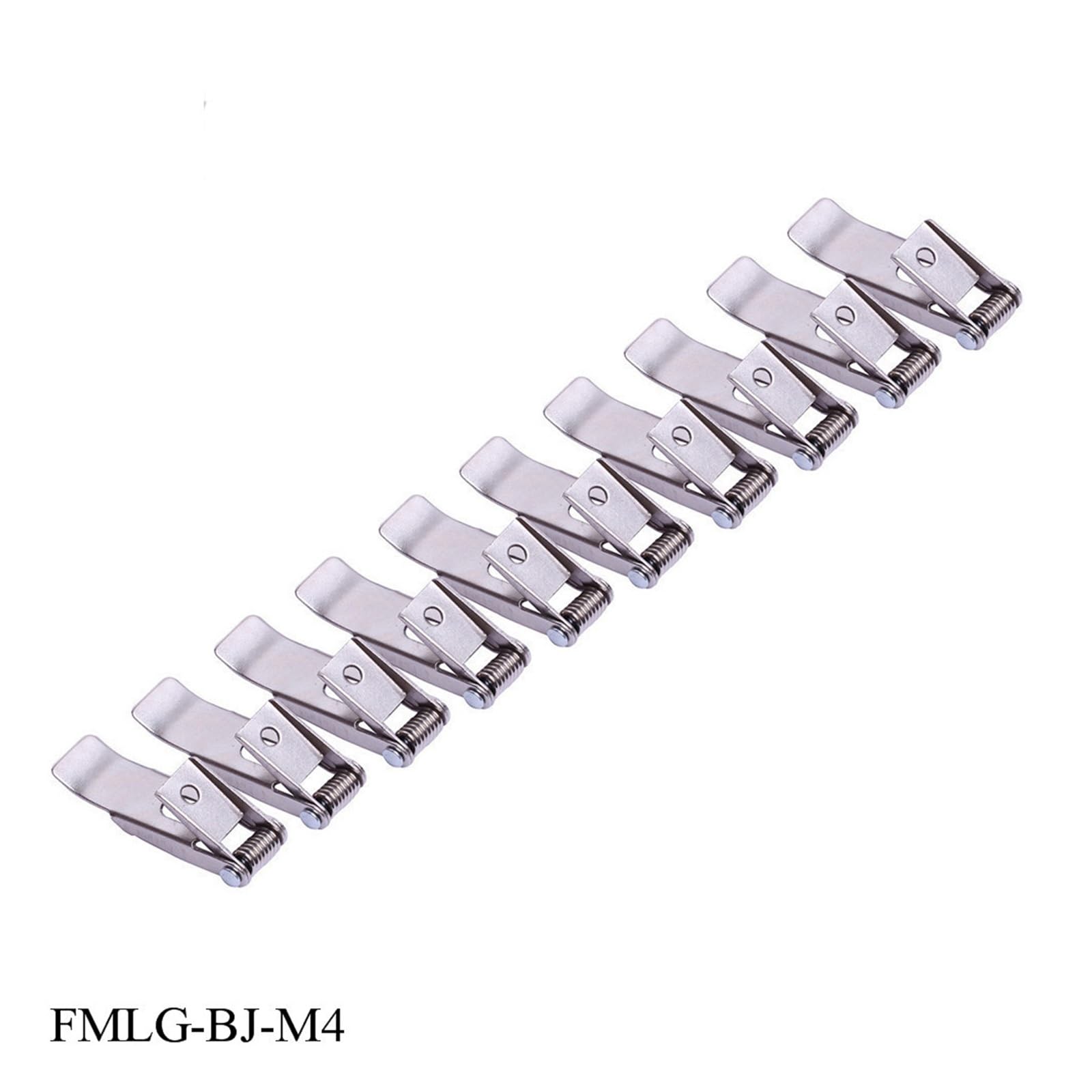 Pannello leggero da 10 pezzi Down Pannello Light Nickel Nickel Plave Flat Flat Push Acciadata Fogli in acciaio