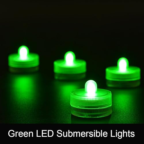 Miniatura 40 de KITOSUN Luces LED sumergibles cr2032 alimentadas por pilas bajo el agua, impermeables, velas LED para eventos, centros de mesa, jarrón, floral, Rosa