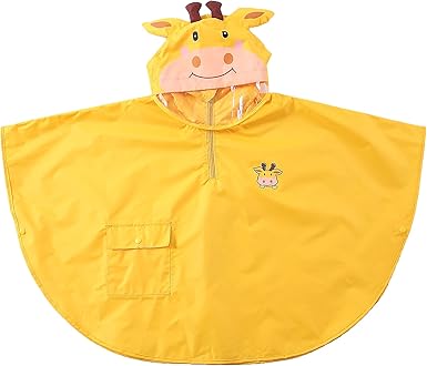 Gagacity Unisex Enfant De Bebe Manteau Impermeable Leger Chauves Souris Cape Poncho De Pluie Avec Capuche 2 6annees Amazon Fr Vetements