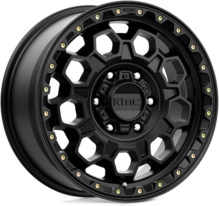 KMC TREK 17X8 5X4.55.88 35mm MATTE BRONZE WITH BLACK LIP - KM54578012635
