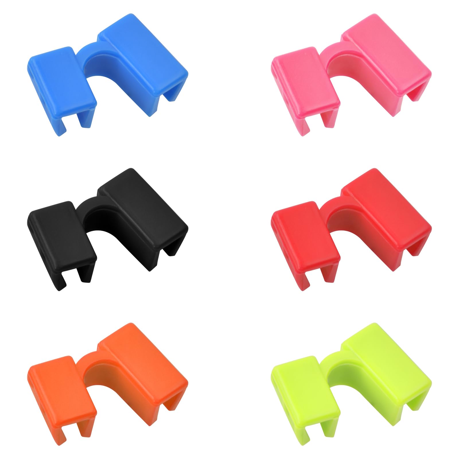 Aiuto Per Bacchette - 6 Pezzi Riutilizzabili | Per Principianti E Bambini | Colorati