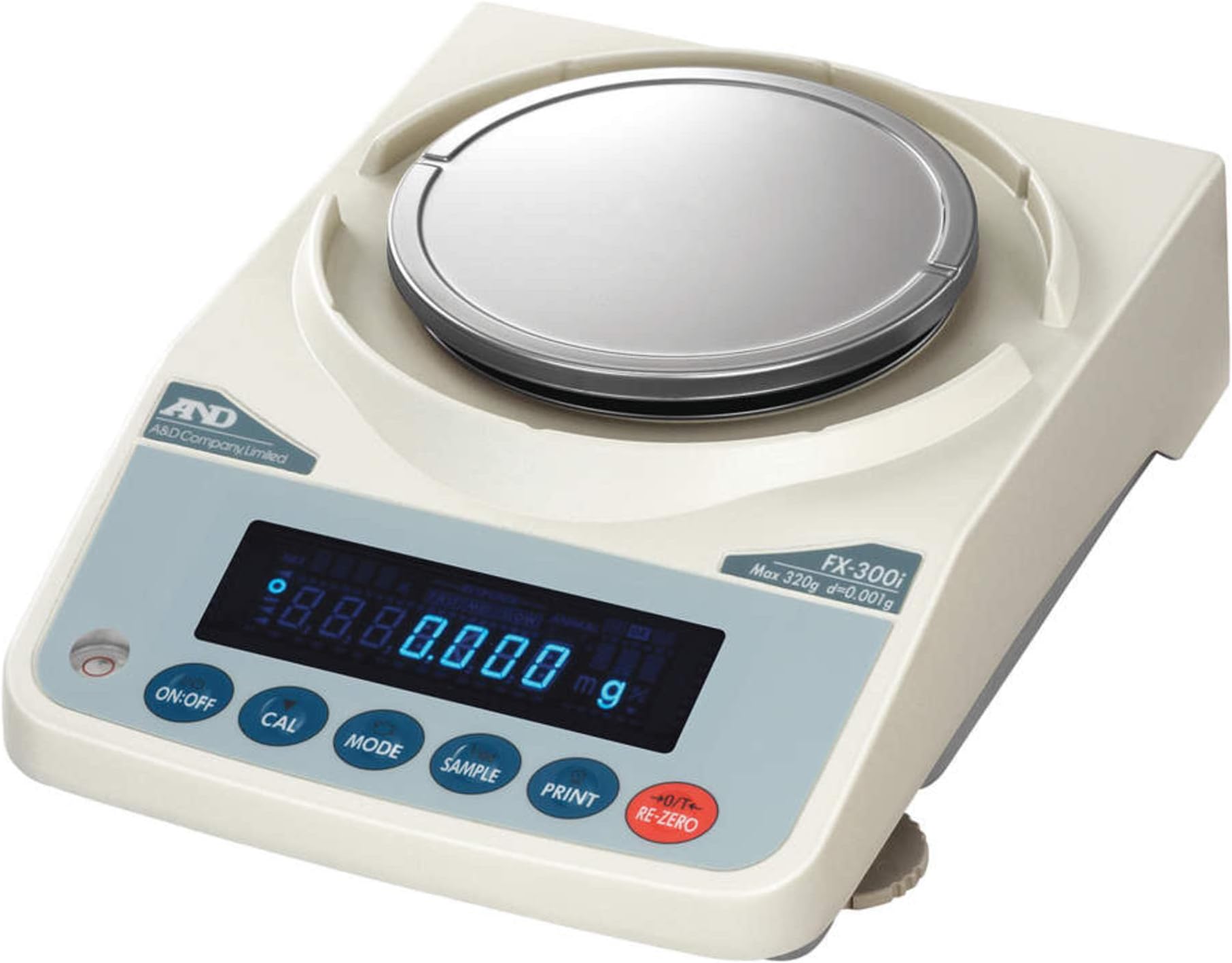 A&D FX-120i Precision Balance,Compact Scale 122 g X 0.001 g,Draft shield,RS232,5year warranty,New