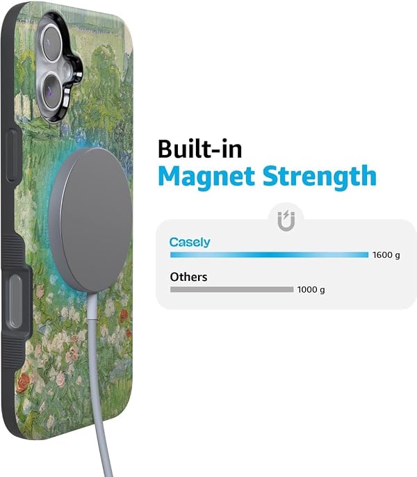 Casely iPhone 16 Case | Van Gogh | Vincent's Admired Garden | Bold Protective Design | Compatible with MagSafe by Casely - Image 7