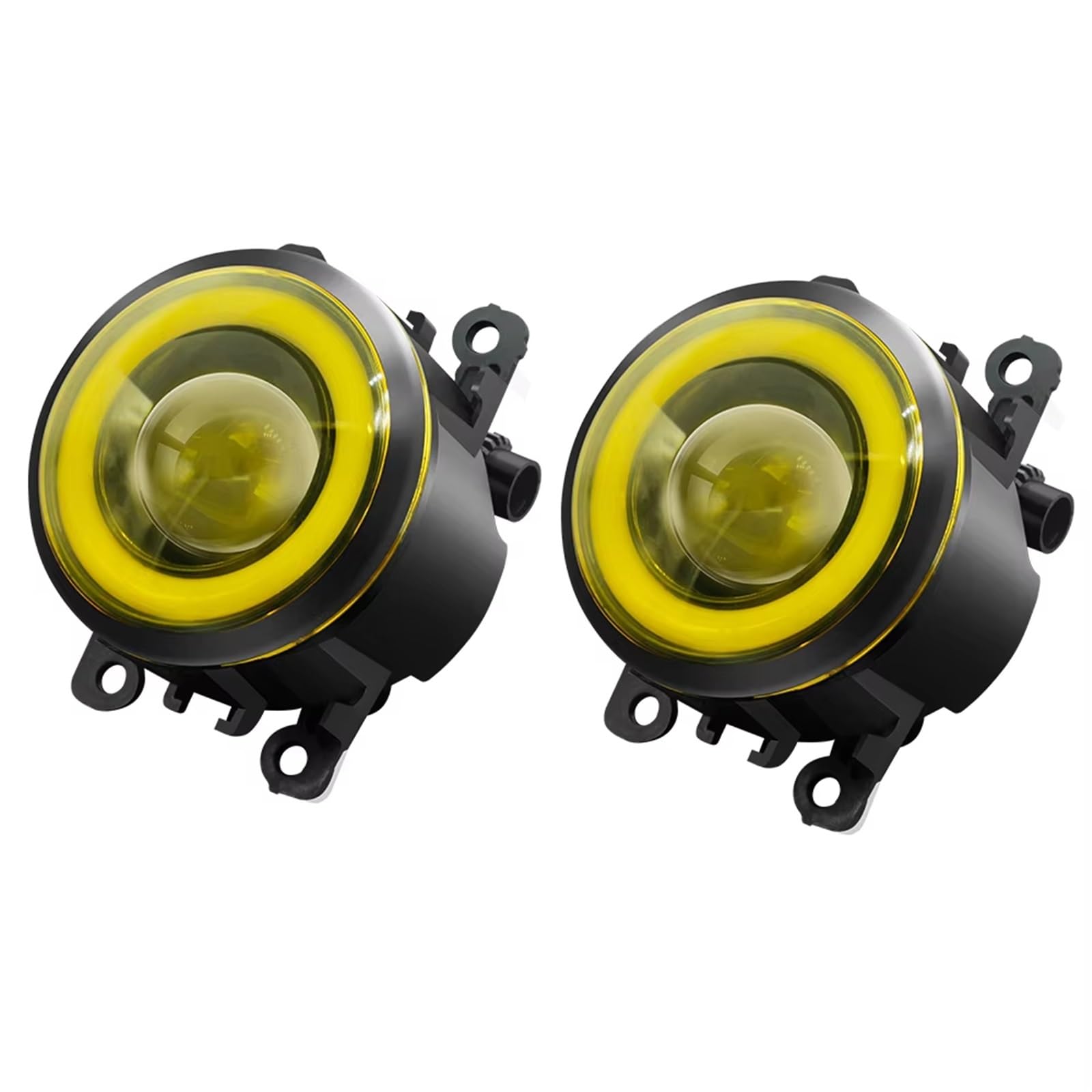 Faro fendinebbia 2 X Angel Eye Per Smart Per Fortwo (W453) 2014-2019 30W H11 LED Anteriore Auto Fendinebbia DRL Luci Marcia Diurna antinebbia(White)
