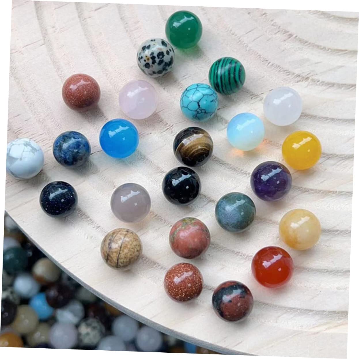 SHINEOFI 200pezzi Perline Di Cristallo Colorate Perline Rotonde Per Gioielli e Artigianato Facili Da Infilare Confezione Per Creazioni Fai Da Te