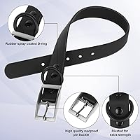 Vista 72 de Wisedog Waterproof Dog Collar: Multiple Adjust 7" to 23.6", Soft Rubber Coated Webbing, Easy to Clean, for Small Medium Large Dogs