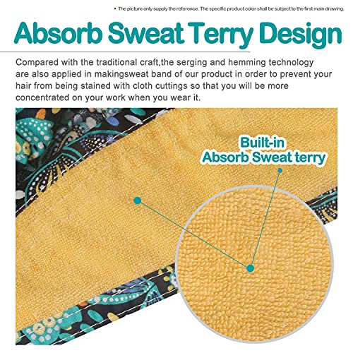 Guoer Hat Bouffant Cap One Size Multi Color (Green) #TOP3