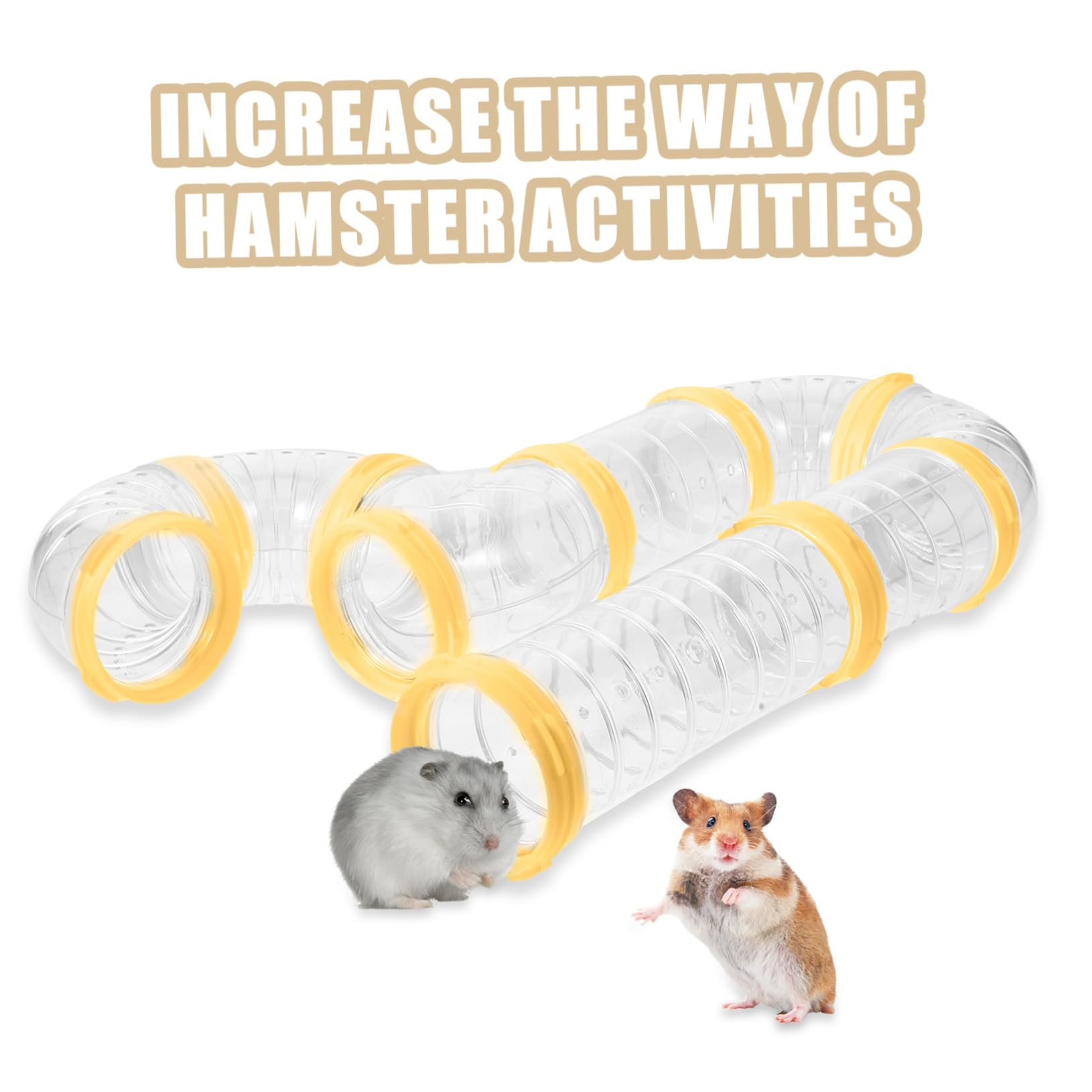 Selbstgebaute Hamstertunnel 2 Satz Pp mit Abnehmbar Design