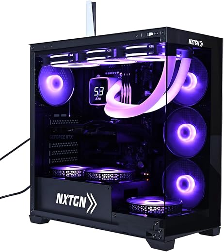 NXTGN CX4 Core i9 14th Gen High-End Gaming PC | RTX 4060ti 16GB | 128GB DDR5 RAM | 2TB NVMe SSD + 4TB HDD | Z790 WiFi/Blue...