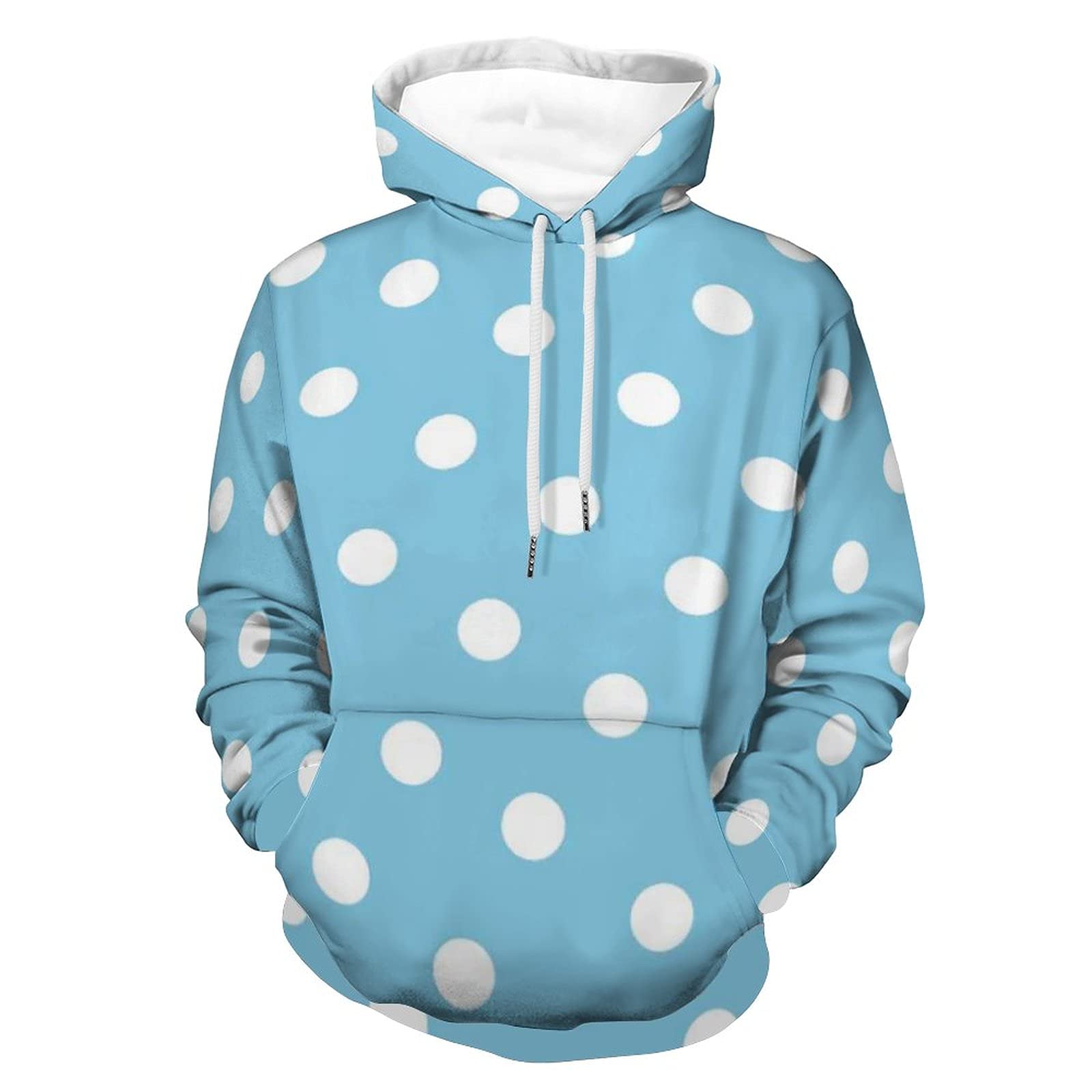 Amazon.co.jp: Sweatshirt Hoodie, Long Sleeve, Light Blue, Polka Dot, Hoodie,  Pullover, Sports, Sweatshirt, Hooded, Breathable, Stylish, Loose, One Point  Print, Thin, Thick, Autumn Clothes, Lightweight, Soft, Comfortable, Casual,  Fashion, Unisex, Large ...