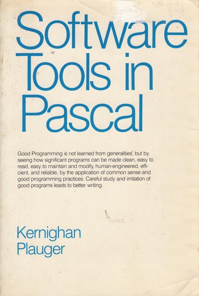 Software Tools in Pascal cover