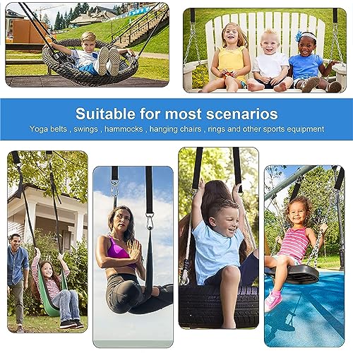 YZDZSW Swing Hanging Straps, 4 pcs Hammock Tree Straps - Image 3