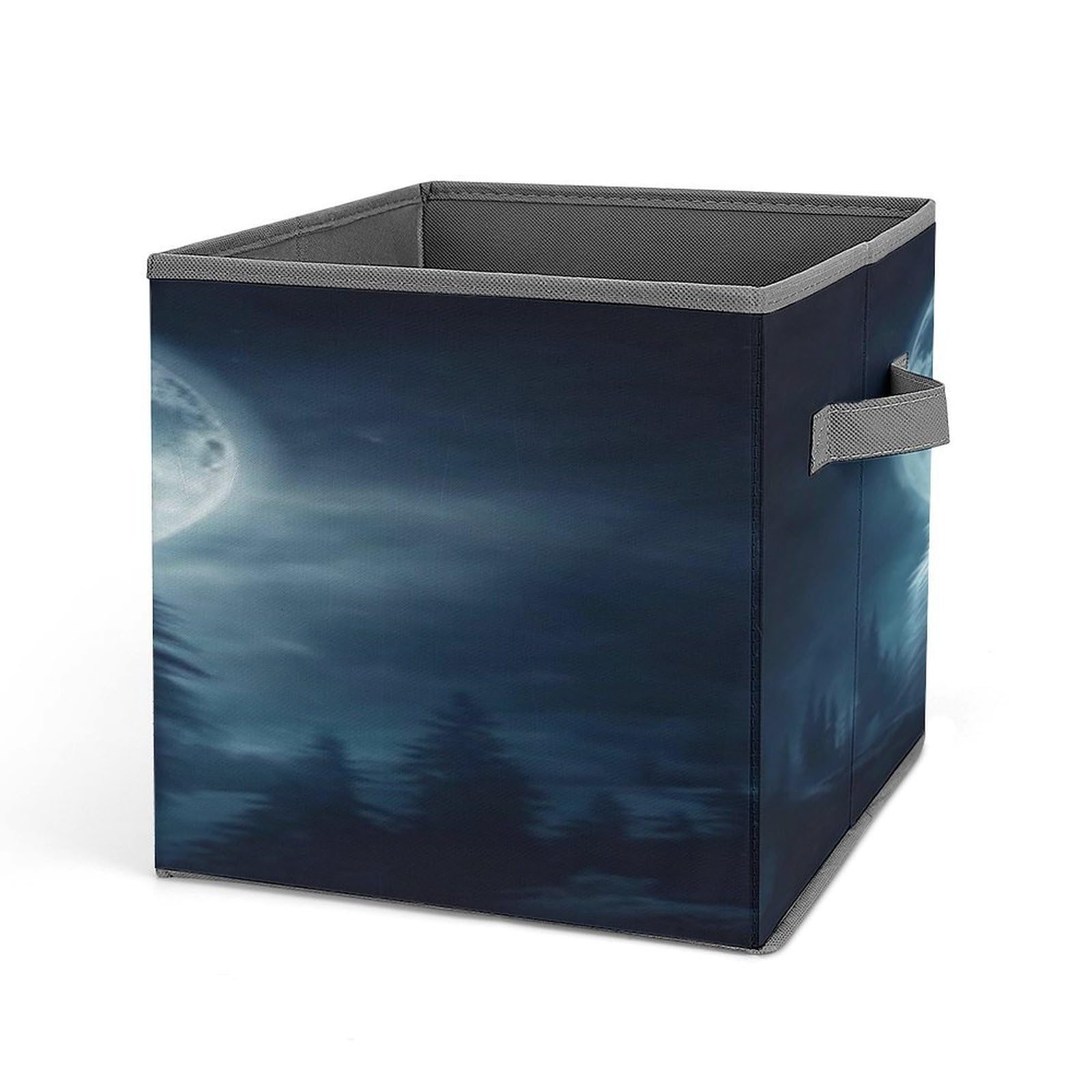 Fekiloot Style Wolf Moon Storage Bins Storage Baskets