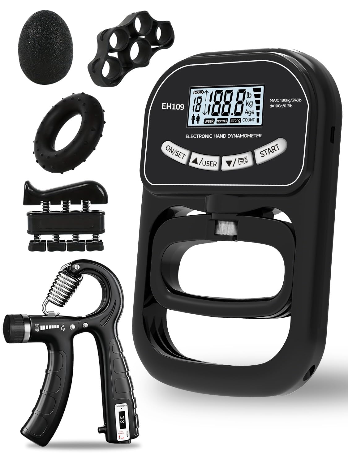 Saicefe Grip Strength Tester Trainer