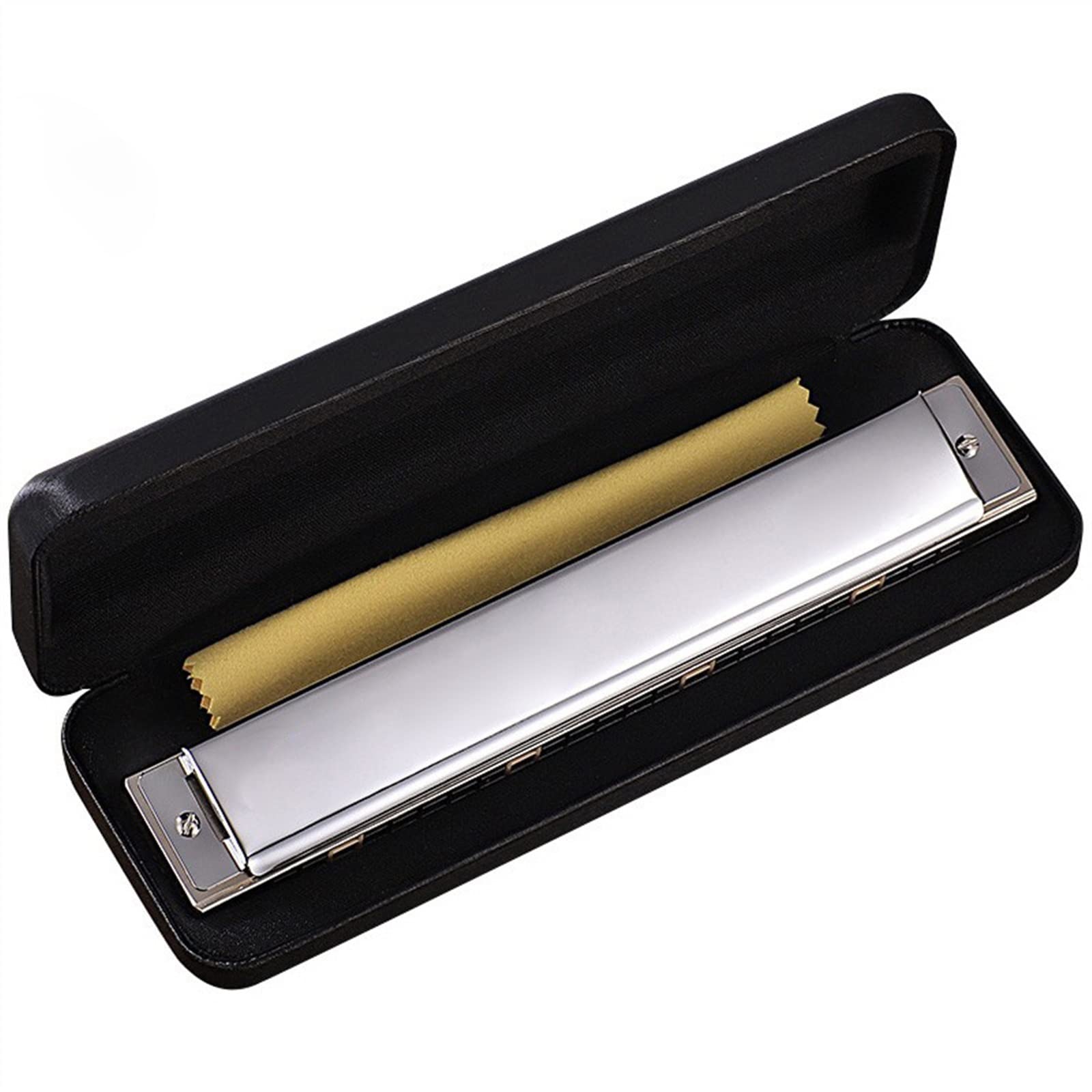 Armonica A Bocca Professionale Armonica A 24 Buche Armonica Polifonica C-Tune per Bambini Adulti Grado di Gioco Professionale (Color : 03)