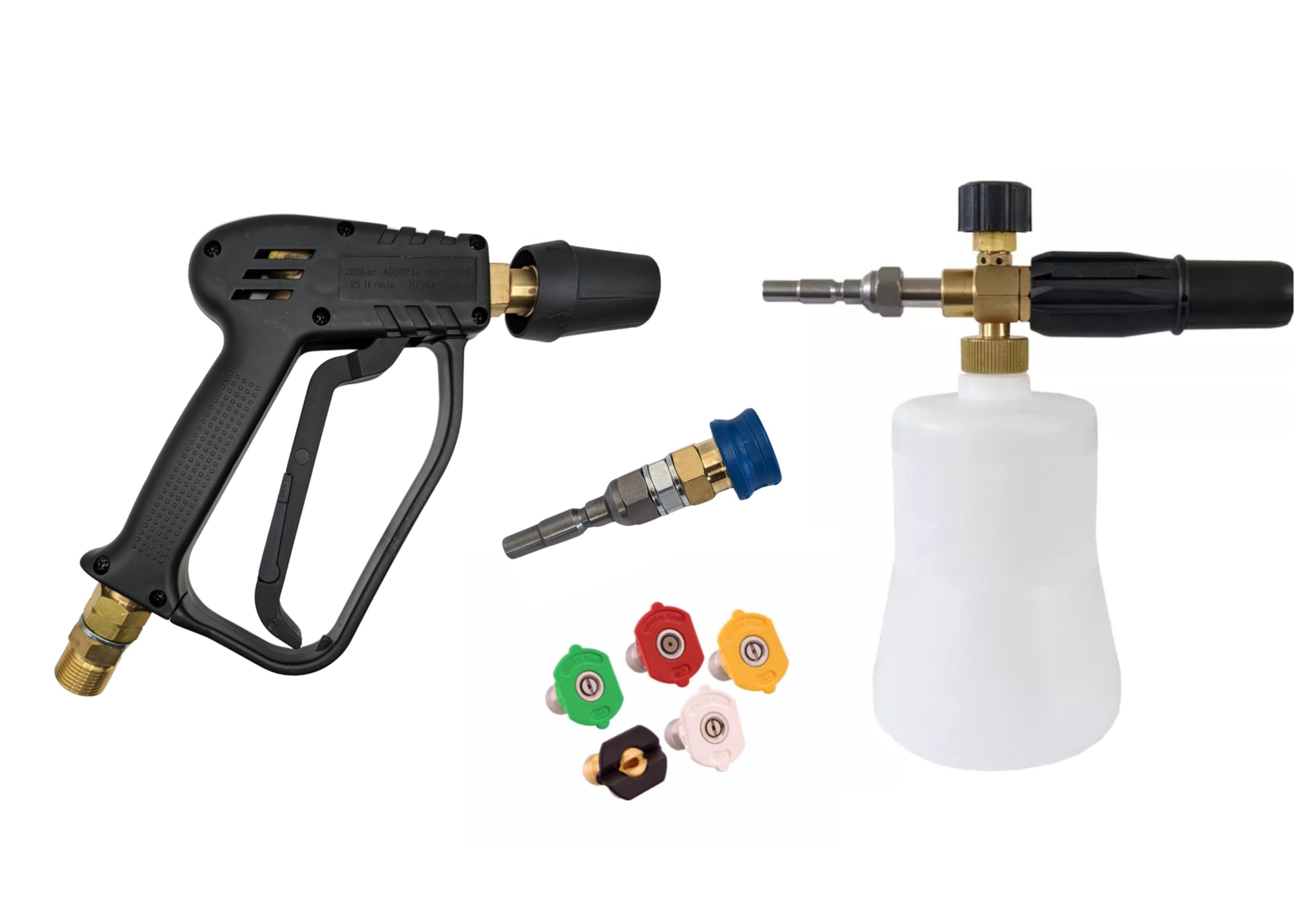 PressureWasherPartsUK ReplacementTrigger & Snow Foam Lance Set Compatible to Fit Kranzle D10 Pressure Washers