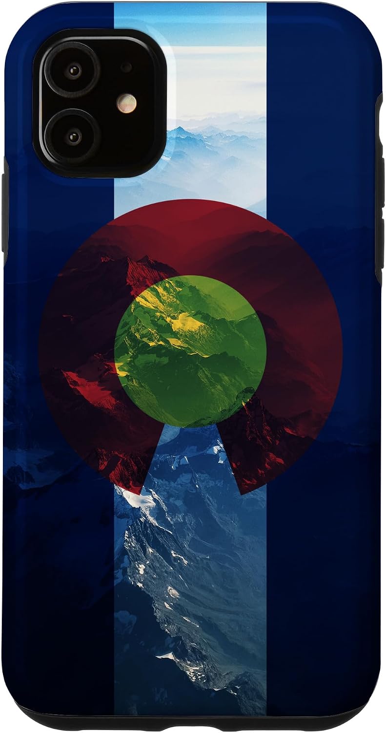 Snowy Mountains Colorado Flag - Coloradan Pride Case for iPhone SE (2020) / 7 / 8