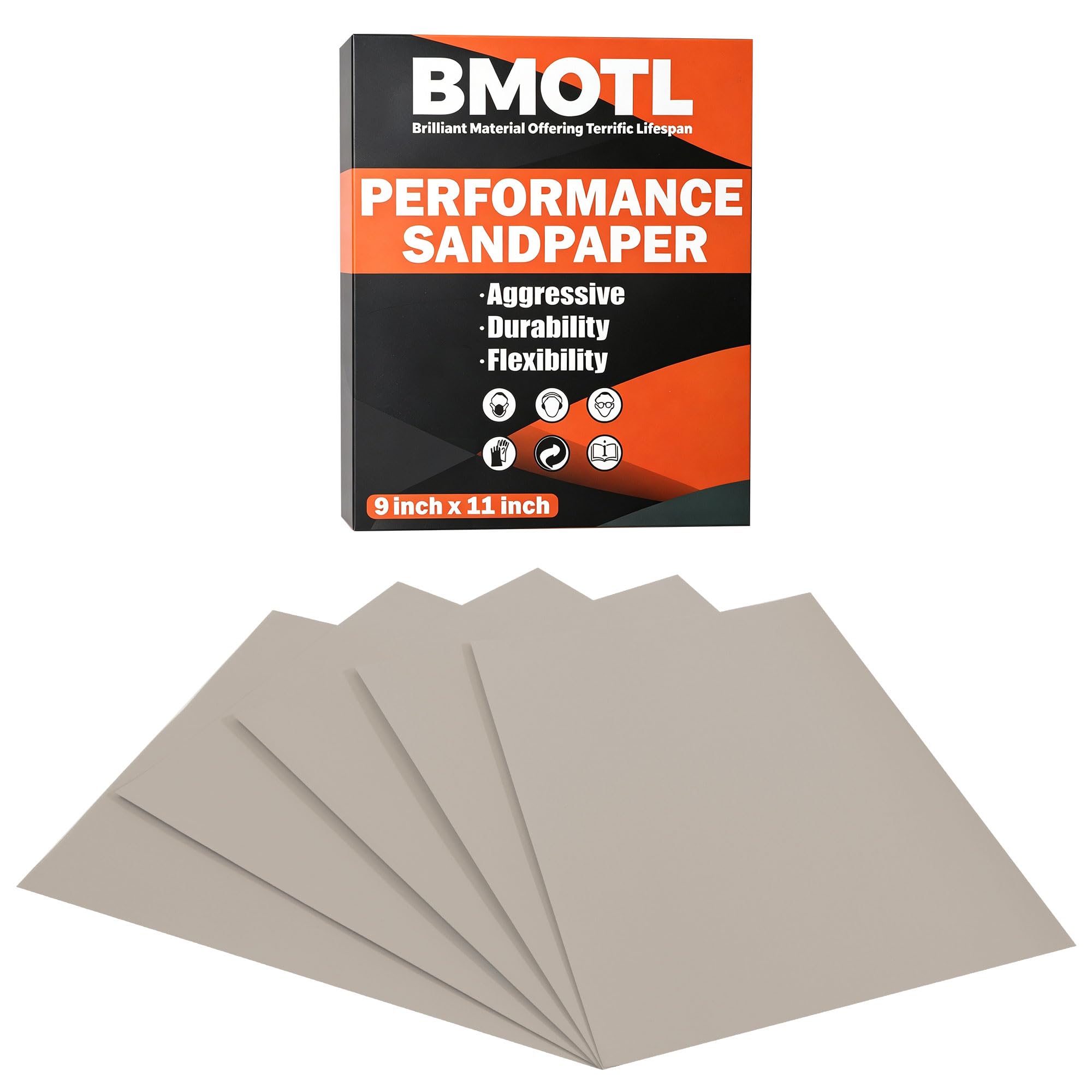 Sandpaper Sheets Assortment - 42 Pcs, 120-5000 Grit -23 Sandpaper Sheets Assortment - 42 Pcs, 120-5000 Grit -23