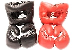 Premium Boxing Gloves and Headgear for Adults: Train Like a Pro with...
