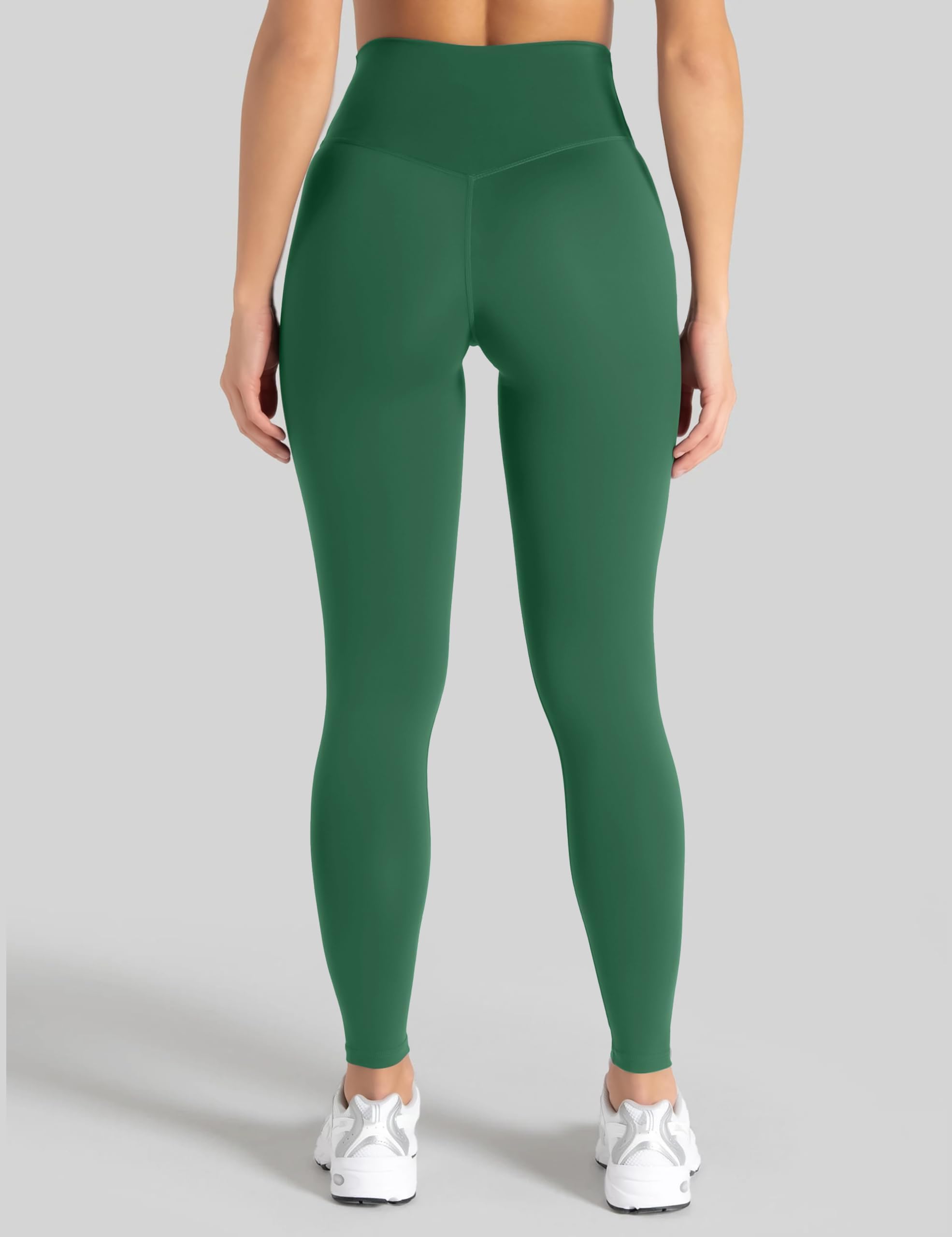 Unthewe Legginsy gimnastyczne z wysokim stanem, podnoszące pośladki, dla kobiet, miękkie, sportowe spodnie do jogi