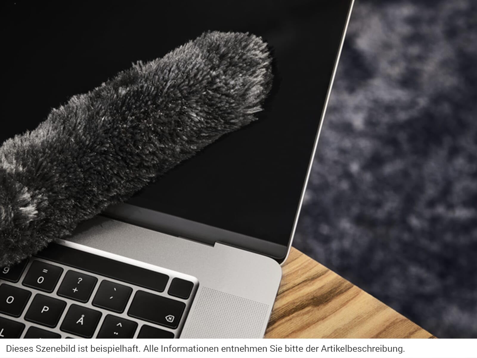 AEG Miotełka do kurzu, nasadka do odkurzacza do delikatnego czyszczenia delikatnych przedmiotów, bez zarysowań i delikatnego odkurzania mebli, pasuje do odkurzaczy podłogowych z okrągłą rurą 32/35 mm