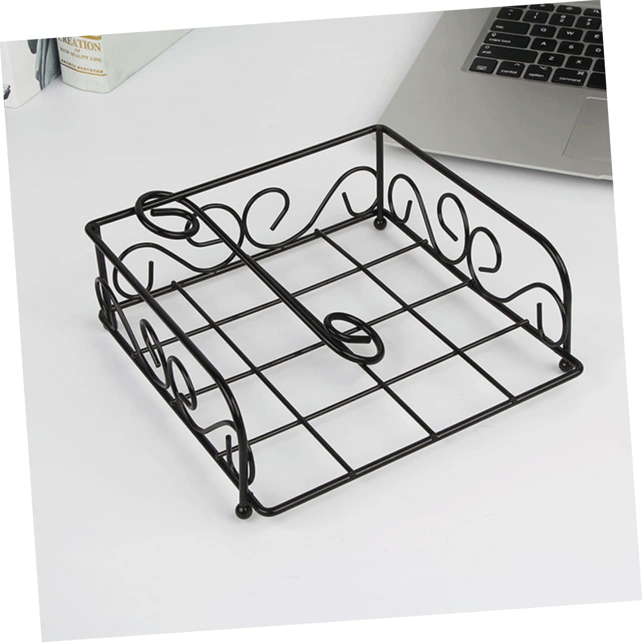 IMIKEYA Soporte Para Servilletas Pañuelos De Hierro Resistente Para Hogar y Oficina