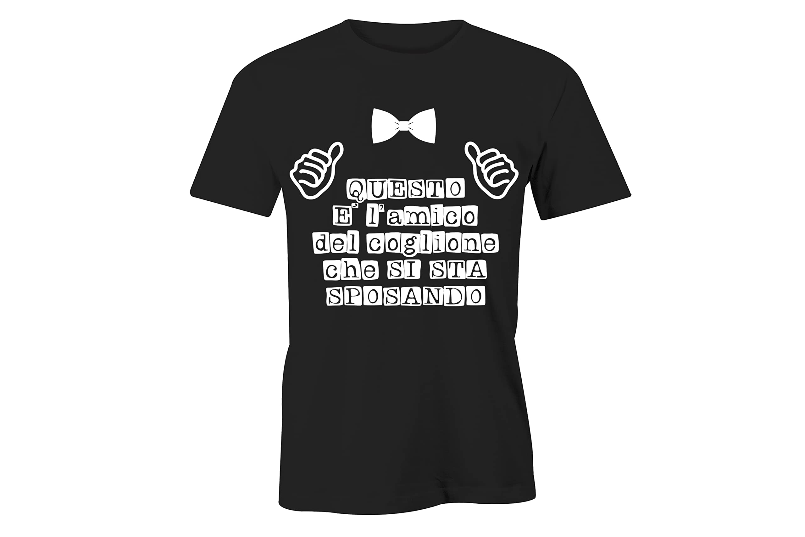 Puzzletee Pacchetto Tshirt Addio al Celibato - Questo Colione Si Sta Sposando - Maglietta Sposo - Amico del Colione - Set Magliette Celibato - Matrimonio - Idea Regalo