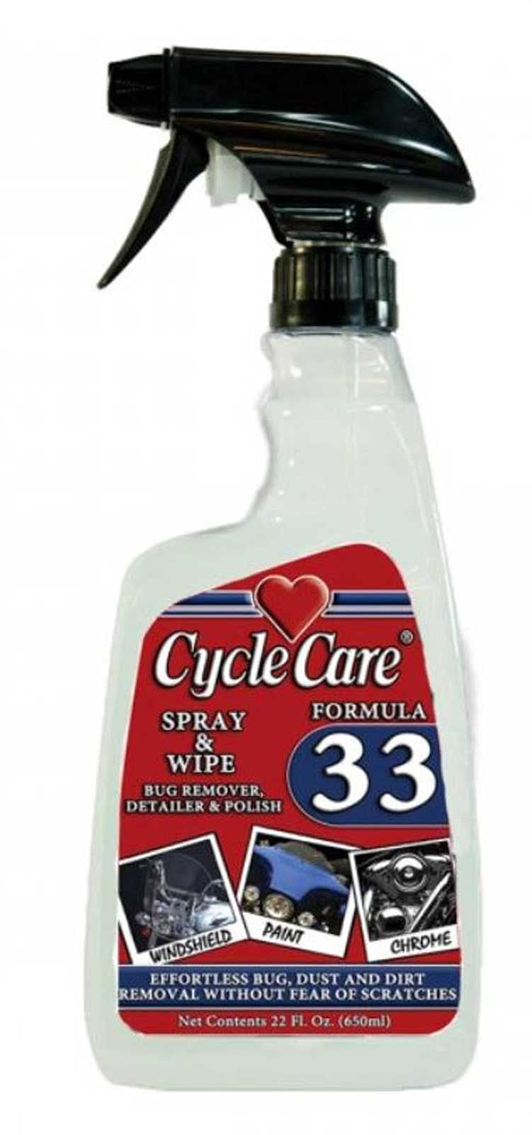 Formula 33 Spray and Wipe, Dry Detailer and Bug Remover - 22oz. 33022