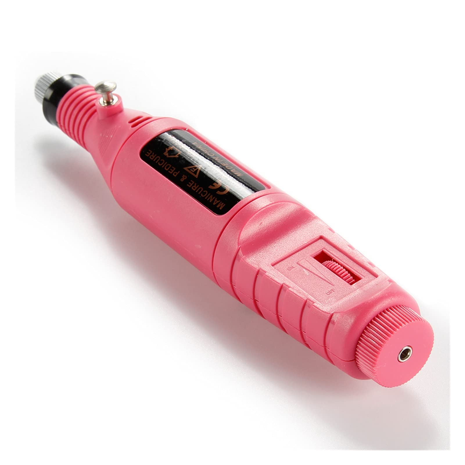 Máquina Perforadora de uñas Aparatos eléctricos para la manicura Nail Fresing bits de Brocas Set molienda Bandas Lijado Pedicure Polidura Máquina Pulido Kit(Pink 180)