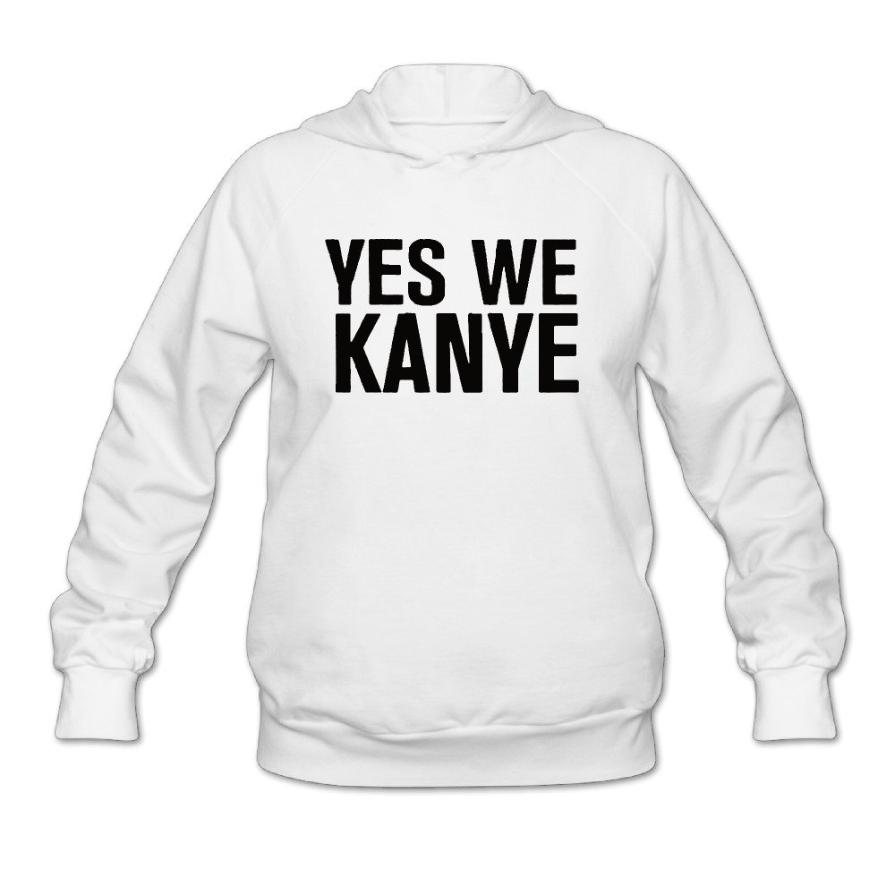 Women's Yes Ye Can 2020 Kanye 4 President Hoodies White