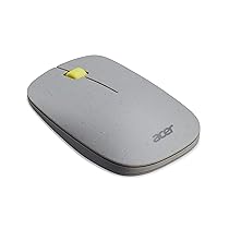 acer Vero Mouse, Mouse Wireless, Wireless a 2.4 GHz fino a 10 Metri, fino a 4.200 DPI, Mouse Ergonomico, Realizzato con il 30% di plastica riciclata post-consumo, Rotella Silenziosa, Grigio