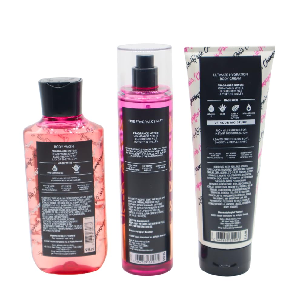 Amazon.com: Bath & Body Works Emily in Paris CHAMPAGNE IN PARIS
