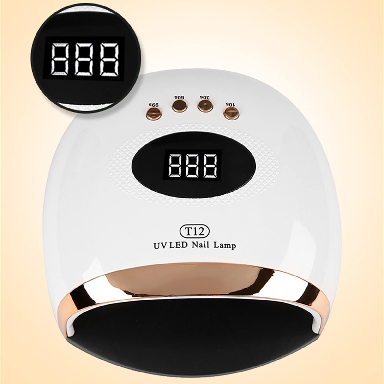 ZYC Lampada ad Asciugatura per Unghie da 158W Lampada UV Lampada UV per Unghie Lampada per Unghie Adatta per la polishing Manicure Gel