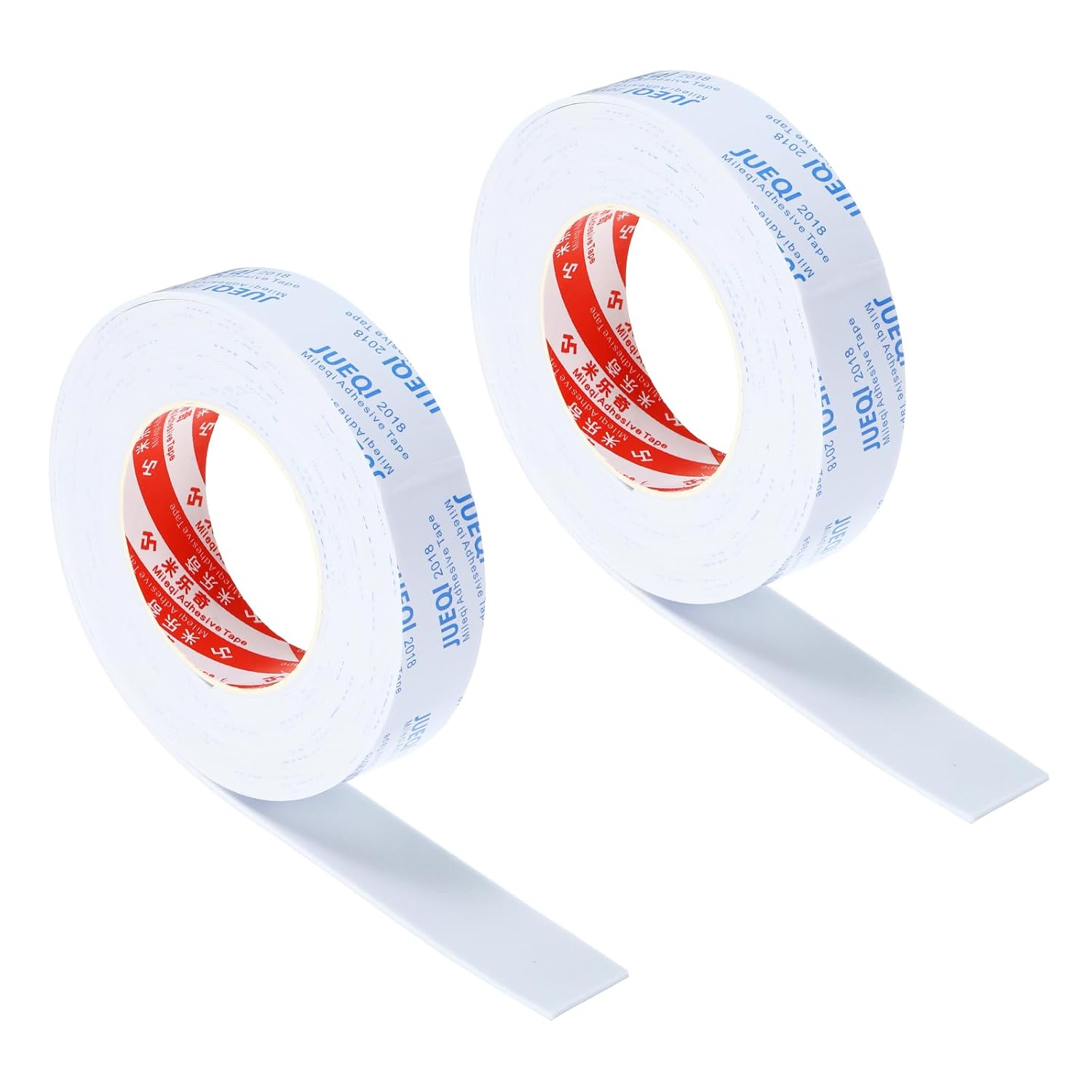 PATIKIL 1-1/5"W x 5/64" T x 16.4Ft EVA Single Sided Foam Tape, 2Pcs Multipurpose Sealing Strip Foam Waterproof Weather Stripping Foam Sealing Foam Strips with Adhesive for Door, White