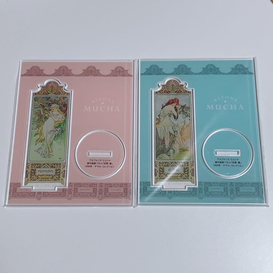 アルフォンス・ミュシャ アクリルスタンド 5個セット Amazon.co.jp: ミュシャ MUCHA アクリルスタンド グッズ