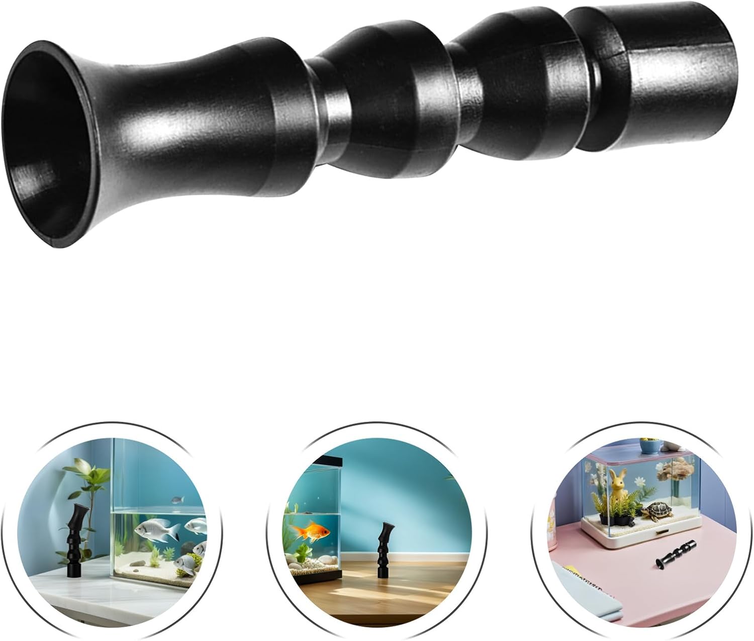 2pcs 20mm Fish Tank Return Nozzle Adjustable Duckbill Outflow Nozzle Aquarium Pump Outlet Fitting for Aquarium Water Filters