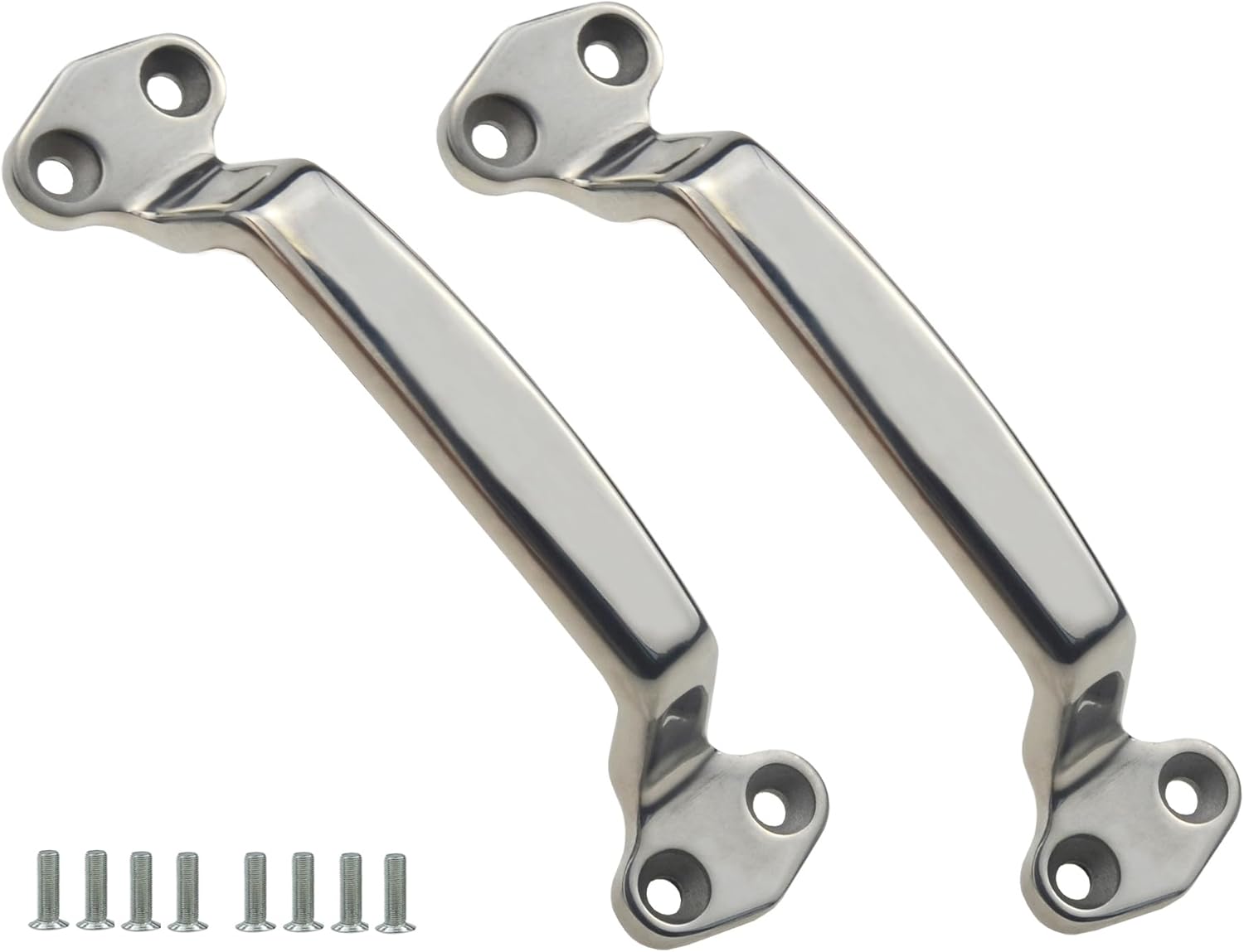 2 Pack Heavy Duty Marine Grade Handle Stainless Steel Lift Grab Pull Handle,7 Inch